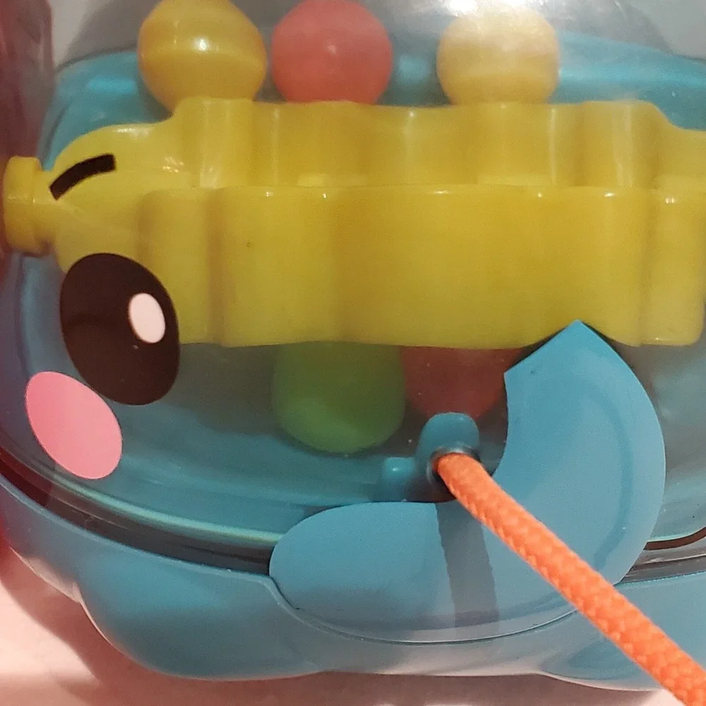 Fisher Price Pull Along Elephant Toy Birdie Popping Beads GTK14 2021 Blue Orange